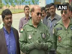 
      
      Defence Minister Rajnath Singh to fly a sortie in Rafale
      
      