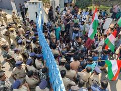 
      
      Hyderabad University students stopped from taking out...
      
      