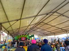 
      
      Mega waterproof tent installed at Singhu border as farmers'...
      
      