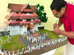 
      
      Sharjah-based artist creates replica of Kerala's famous...
      
      