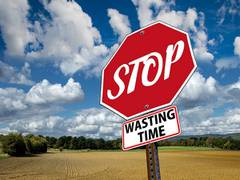 
      
      Time waste is an integral part of vacationing!
      
      