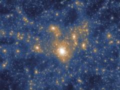 
      
      Galaxies grow fat on the flesh of their neighbours
      
      