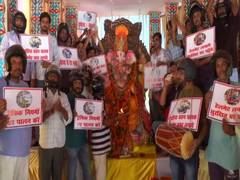 
      
      UP: Devotees campaign with helmets to create traffic...
      
      