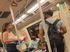 
      
      Viral video of couple fighting in Delhi Metro entertains netizens
      
      