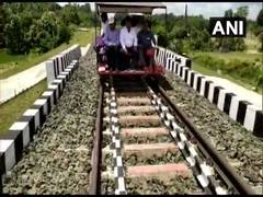 
      
      Last leg of Agartala-Sabroom Railway line completed its trial
      
      