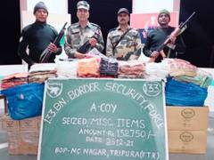 
      
      BSF seizes Yaba tablets worth Rs 1.47 crore, 4 arrested
      
      