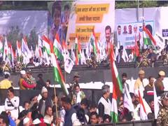 
      
      Ramlila Maidan covered with tricolours, echoes with patriotic...
      
      
