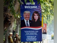 
      
      Accompanied by First Lady, high-level delegation, Donald...
      
      