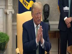 
      
      Trump greets Irish PM with 'Namaste' amid COVID-19
      
      