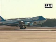 
      
      Trump, US First Lady depart for India
      
      