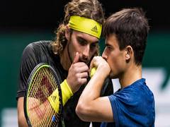 
      
      Wimbledon: Tsitsipas brothers join forces to play doubles
      
      