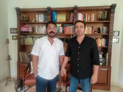 
      
      RLD chief discusses youth empowerment issue with Chandra Shekhar 
      
      