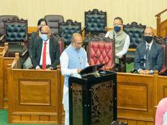 
      
      Manipur: N Biren Singh takes oath as Heingang MLA; CM face...
      
      