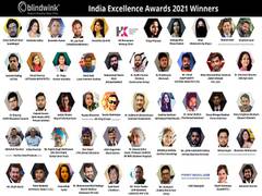 
      
      Blindwink honors the winners of India Excellence Awards - 2021
      
      