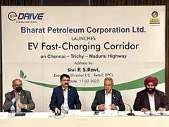 
      
      Bharat Petroleum launches EV Fast-Charging Corridor on...
      
      