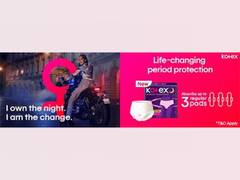 
      
      Kotex relaunches in India 
      
      