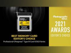 
      
      Lexar Professional CFexpress Type-B Card wins Photography...
      
      