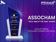 
      
      PRAMA India bags 'Tech-SME of the Year' award 
      
      