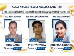 
      
      Students of Bhai Parmanand Vidya Mandir topped XIIth CBSE Board 
      
      