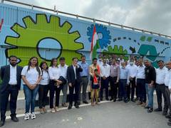 
      
      KONE India inaugurates India's largest single wall painting
      
      