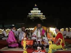 
      
      Prayers for World Peace held at The Art of Living...
      
      