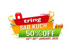 
      
      Tring offers 'SabKuch50PercentOff' to add more fizz to the...
      
      