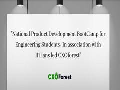 
      
      IITians-led CXOforest launches a BootCamp for "To be Engineers"
      
      