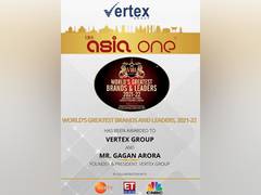 
      
      Vertex Group won World's Greatest Brands 2021-22
      
      