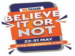 
      
      Nation's biggest offer by Big Bazaar, believe it or not
      
      