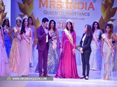 
      
      Alpaa Shah crowned winner of Mrs. India Queen of Substance...
      
      