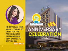 
      
      Hina Khan to appear in the Park Holidays International
      
      