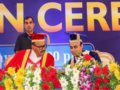 
      
      UP Dy CM Brijesh Pathak at Galgotias 6th convocation
      
      
