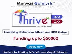 
      
      Accelerator, Marwari Catalysts invites EdTech and D2C...
      
      