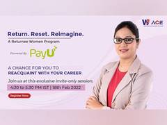 
      
      We-Ace and PayU come together to launch an Exclusive Returnee...
      
      