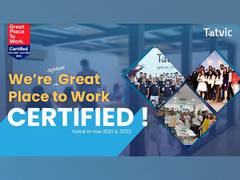 
      
      Tatvic is recognized as 'Great Workplace' in great place to work
      
      