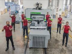 
      
      10,000 machines produced by Biesse in India, annual...
      
      