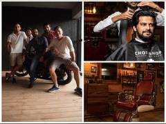 
      
      Tipping scales in men's grooming, New York style barbershop...
      
      