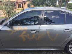 
      
      Sikh man's car vandalised with hateful message in Florida 
      
      