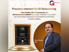 
      
      Vikas Chadha, Managing Director GI Outsourcing wins Udyog...
      
      