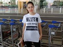 
      
      Urfi Javed turns heads with her 'Not Javed Akhtar's...
      
      
