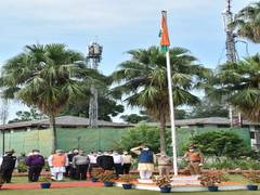 
      
      Uttarakhand CM hoists national flag on 74th Independence Day
      
      