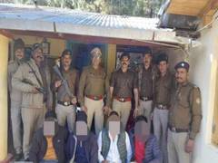 
      
      Four held for vandalising Salman Khurshid's house in Nainital
      
      