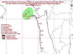 
      
      Cyclone Vayu moving westwards affecting Porbandar, Dwarka: IMD
      
      