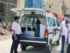 
      
      Contactless mobile van to provide doorstep testing for COVID-19
      
      