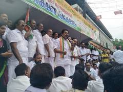 
      
      Kerala: Congress leader KC Venugopal detained during anti-CAA stir
      
      