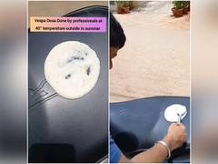 
      
      Man makes Dosa on a scooter after the temperature rises to 40
      
      