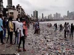 
      
      Tons of waste heap on Mumbai Beach, netizens express concern
      
      