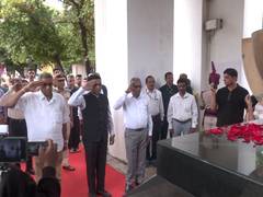 
      
      Goa CM pays tribute to TB Cunha on his death anniversary in Panaj
      
      