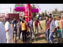 
      
      Dussehra celebrated in simple manner in J-K's Kathua amid...
      
      