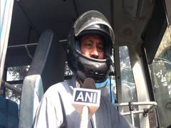 
      
      WB bus drivers wear helmets on duty during protests against...
      
      